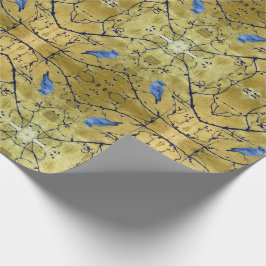 Papper förpackning av Tonkinson Guld - Blåfågel ii Presentpapper