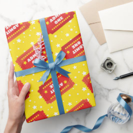 Papper förpackning för Movie biljett mönster Presentpapper