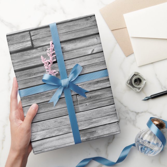 Papper förpackning - viltlevande Barn Wood Presentpapper (Gifting)
