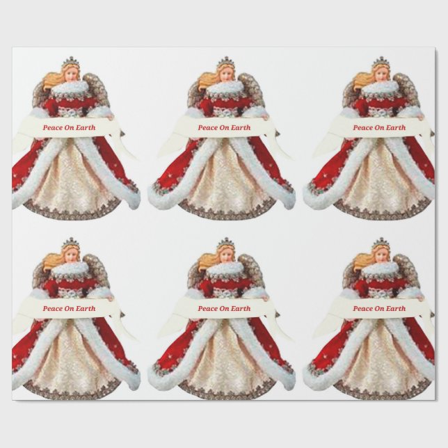 Papper fred på jorden presentpapper (Platt)