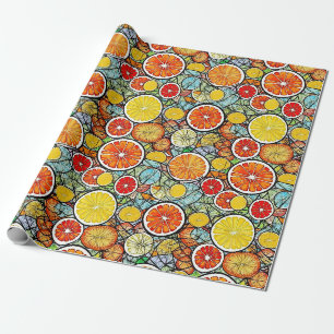 Papper frukthackning presentpapper