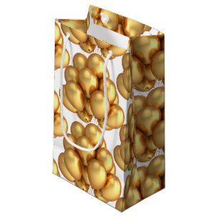 Papper gågbag för guld-ballonger