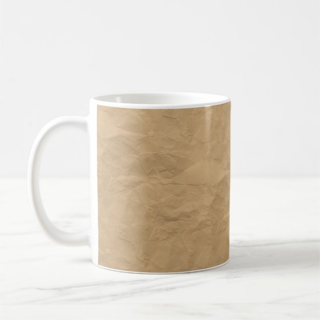 Papper gammal parchment-antik för struktur kaffemugg (Vänster)