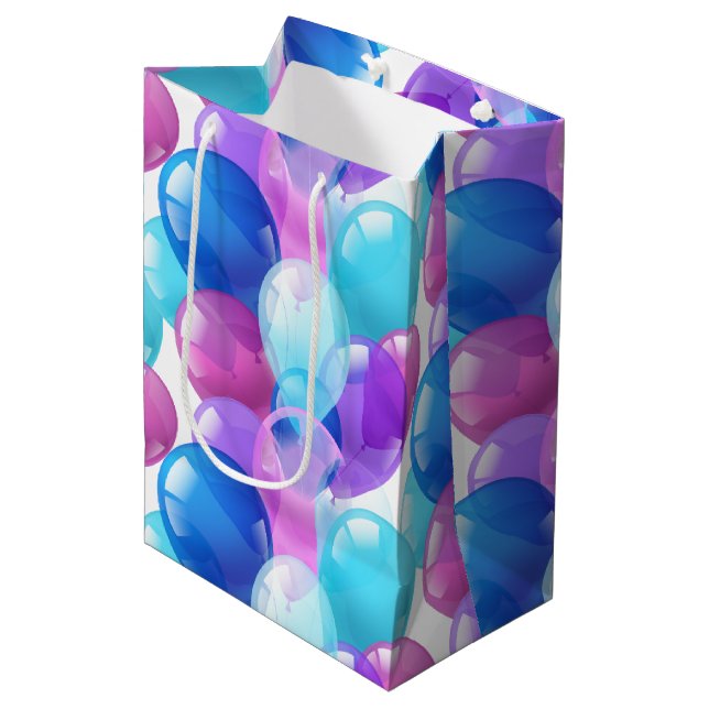 Papper gåsblogg för födelsedagsballonger (Framsidan Vinklad)