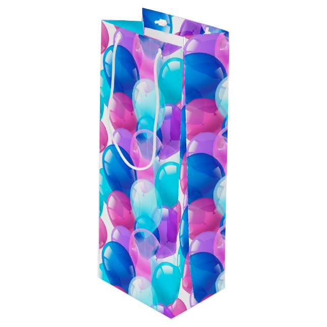 Papper gåsblogg för födelsedagsballonger (Framsidan Vinklad)