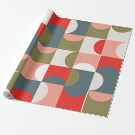 Papper Geometric Mönster Gift Wrapping Presentpapper