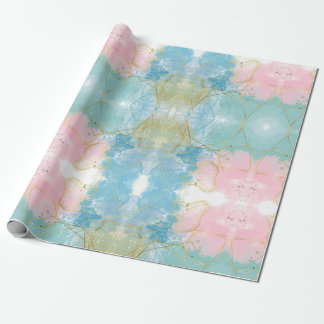 papper geometrisk omslagning presentpapper