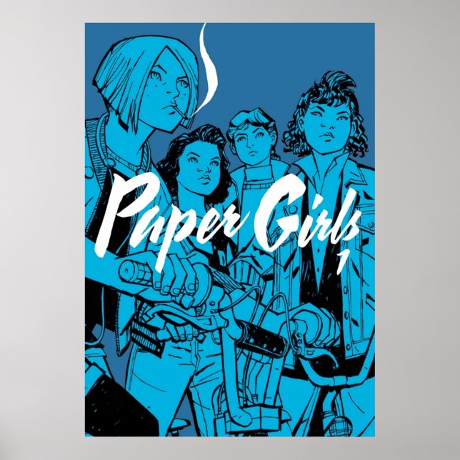 Papper Girls® Mac KJ Tiffany Erin Volume 1 Poster (Framsidan)