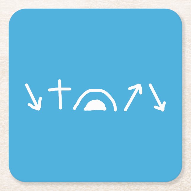 Papper gospel  pilar Underlägg (Framsidan)