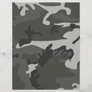 Papper grått Camouflage Scrapbooking Craft