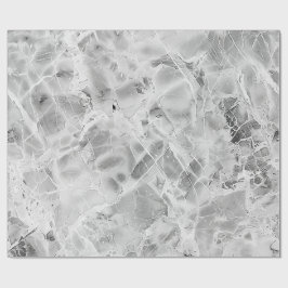 Papper grått Opulent Marble Whirl Wrapping Presentpapper