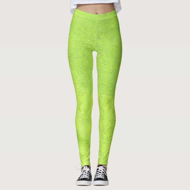 papper grönt för abstrakt leggings (Framsida)