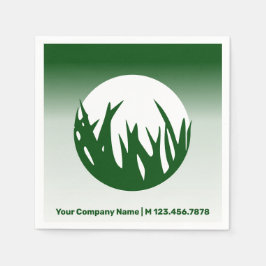 Papper Grönt för PR-Gräsmatta Pappersservett