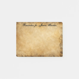 Papper Grunge för slirtprum Post-it Block