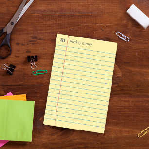 Papper Gult för anteckningsbok Lägg till ditt namn Post-it Block