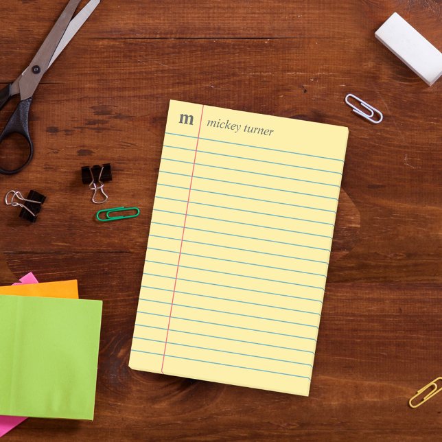 Papper Gult för anteckningsbok Lägg till ditt namn Post-it Block (Skapare uppladdad)