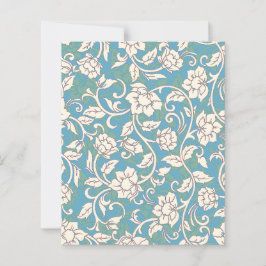 Papper gult och blå blöjblommor