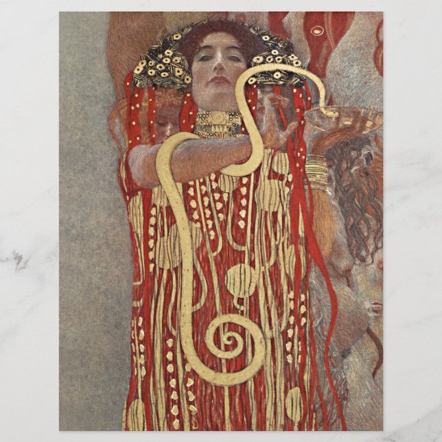 PAPPER: GUSTAV KLIMT : HYGIEIA : 1907 (Framsida)