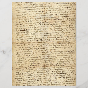 Papper handskriftsbok för Brev