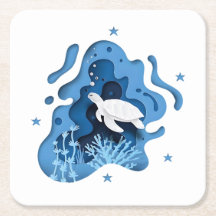 Papper havssnittskonst