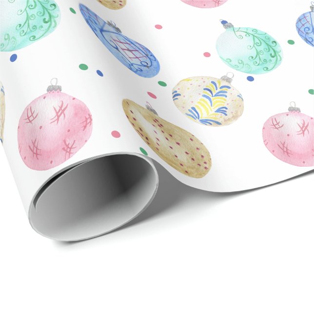 Papper helgdag för prydnadsjulafton presentpapper (Rullad Hörn)