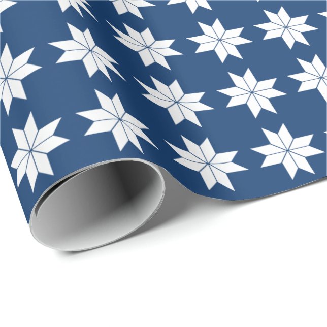 Papper Helgdag Star Wrapping  Presentpapper (Rullad Hörn)