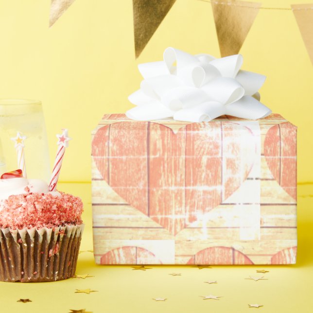 papper  hjärtlindning presentpapper (Födelsedagsfest)