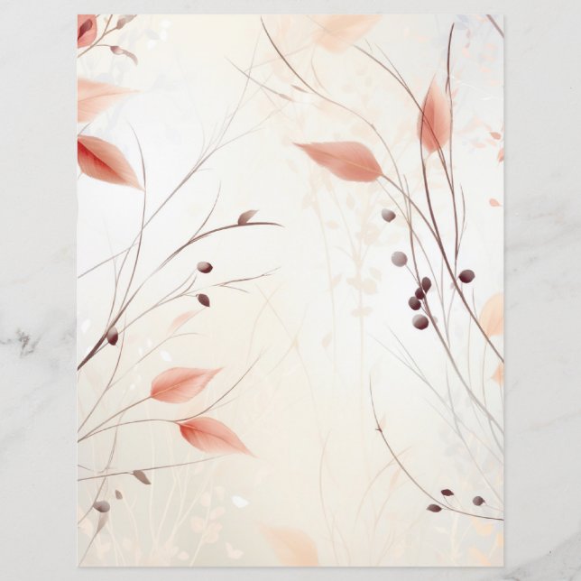 Papper höst löv (Baksida)