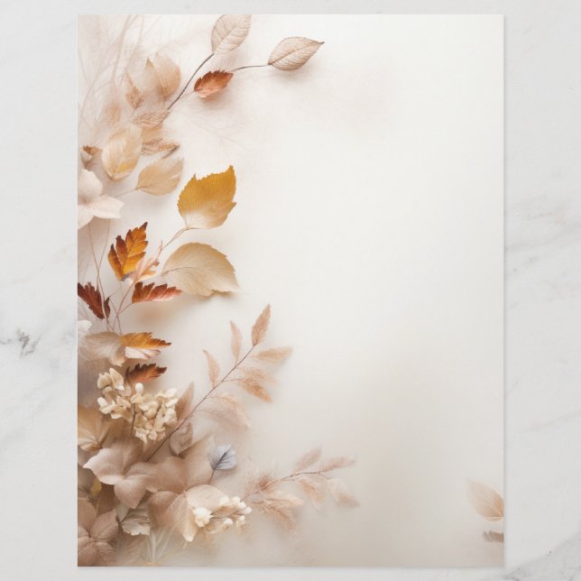 Papper höst löv (Baksida)