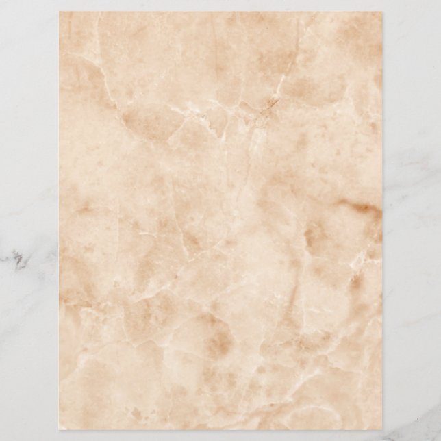 Papper i Beige Marble Craft-skrapbok (Framsida)