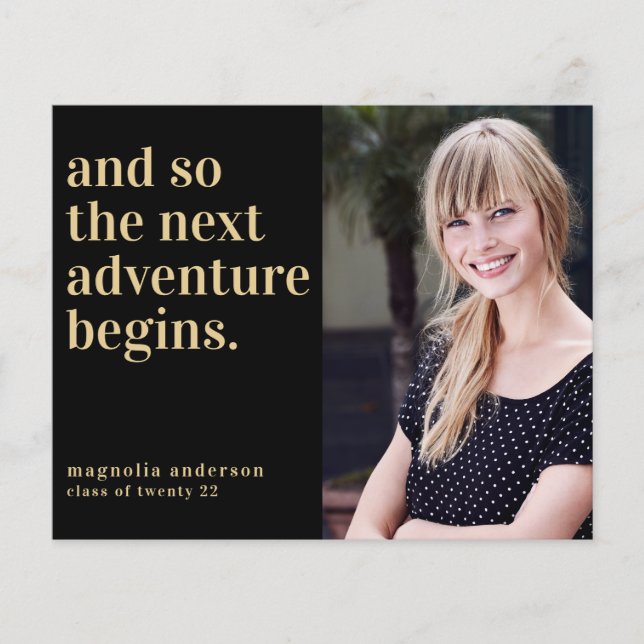 PAPPER inbjudan till Studenten nästa Äventyr Flygblad (Framsidan)