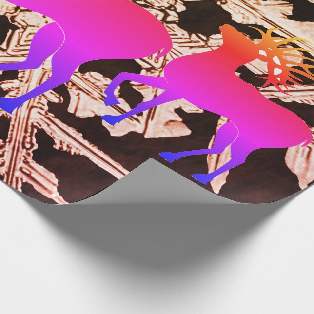 PAPPER INDEER- OCH BENTLEY SNOWFLAKE PRESENTPAPPER (Hörn)