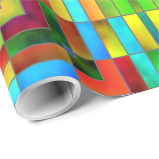 Papper inkapsling av fastfärgat glas Art 3 Presentpapper