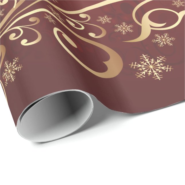 Papper inkapsling av fjäril Art 1 Presentpapper (Rullad Hörn)
