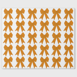 Papper inkapsling av guld Bow White Presentpapper