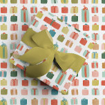 Papper inkapsling av Julklapp i vattenfärgsform Presentpapper<br><div class="desc">Perfektens festliga gåva under Julgran! Med ett lekfullt färg-schema för vattenfärgen Julklapp. Det är bra att det finns glada gåvor och festive decor i helgdagarna!</div>