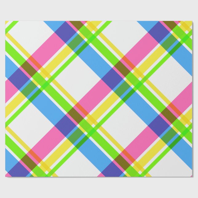 Papper inkapsling av lycklig och ljusskena presentpapper (Platt)