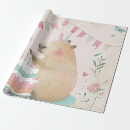 Papper inkapsling av Party-dekoration i Capybara B Presentpapper