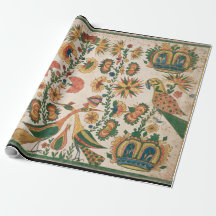 Papper inkapsling av Vintagar och peacocks