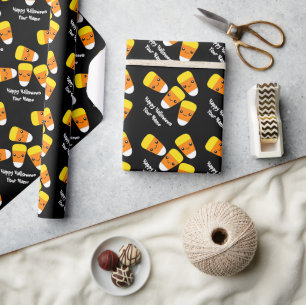 papper innerförpackning för svart Candy corn i hap Presentpapper