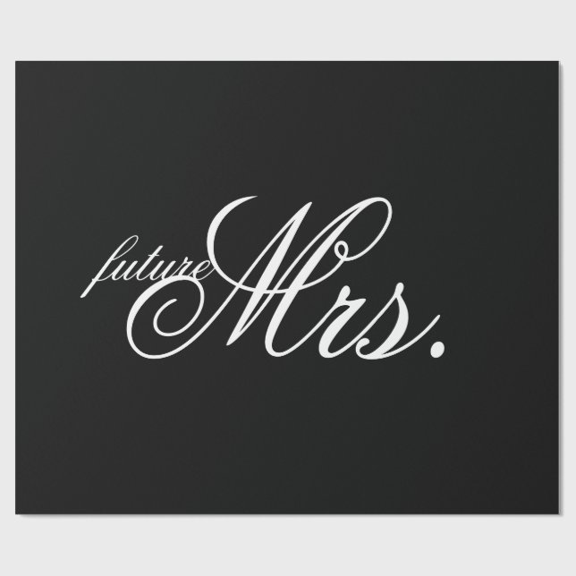 Papper inpackning - framtida Fru Presentpapper (Platt)