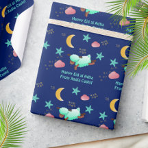 Papper inslagning av adha-får i lycklig