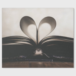 Papper inslagning av alla hjärtans dag i kärlek presentpapper