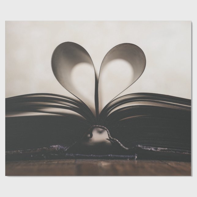 Papper inslagning av alla hjärtans dag i kärlek presentpapper (Platt)