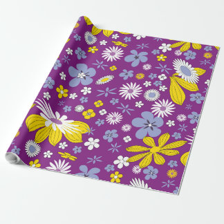 papper inslagning av blomsterkraft presentpapper