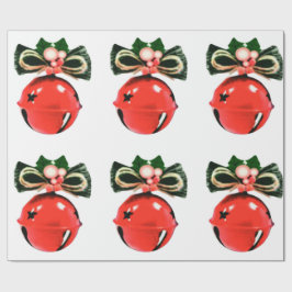 Papper inslagning av klockor, skinn och kupor presentpapper