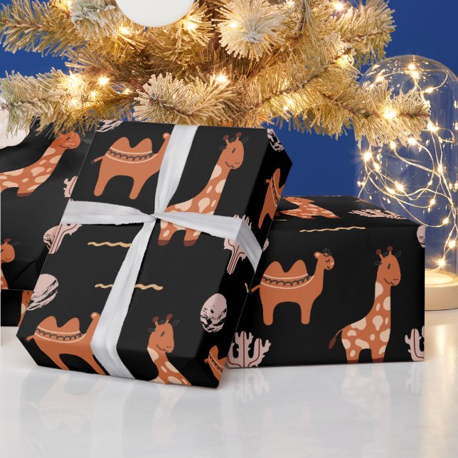 Papper inslagning av kutym, svart, Leksak, djurkak Presentpapper (Helgdagar)