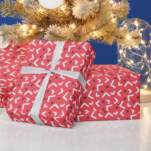 Papper inslagning av Mönster i julklapp Presentpapper (Helgdagar)