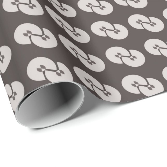 papper inslagning av mörk grått  för tillfällen presentpapper (Rullad Hörn)