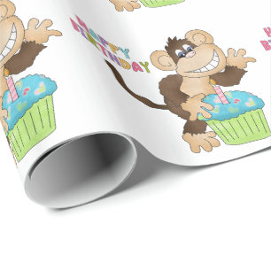 Papper inslagning av Party från födelsedagen Presentpapper